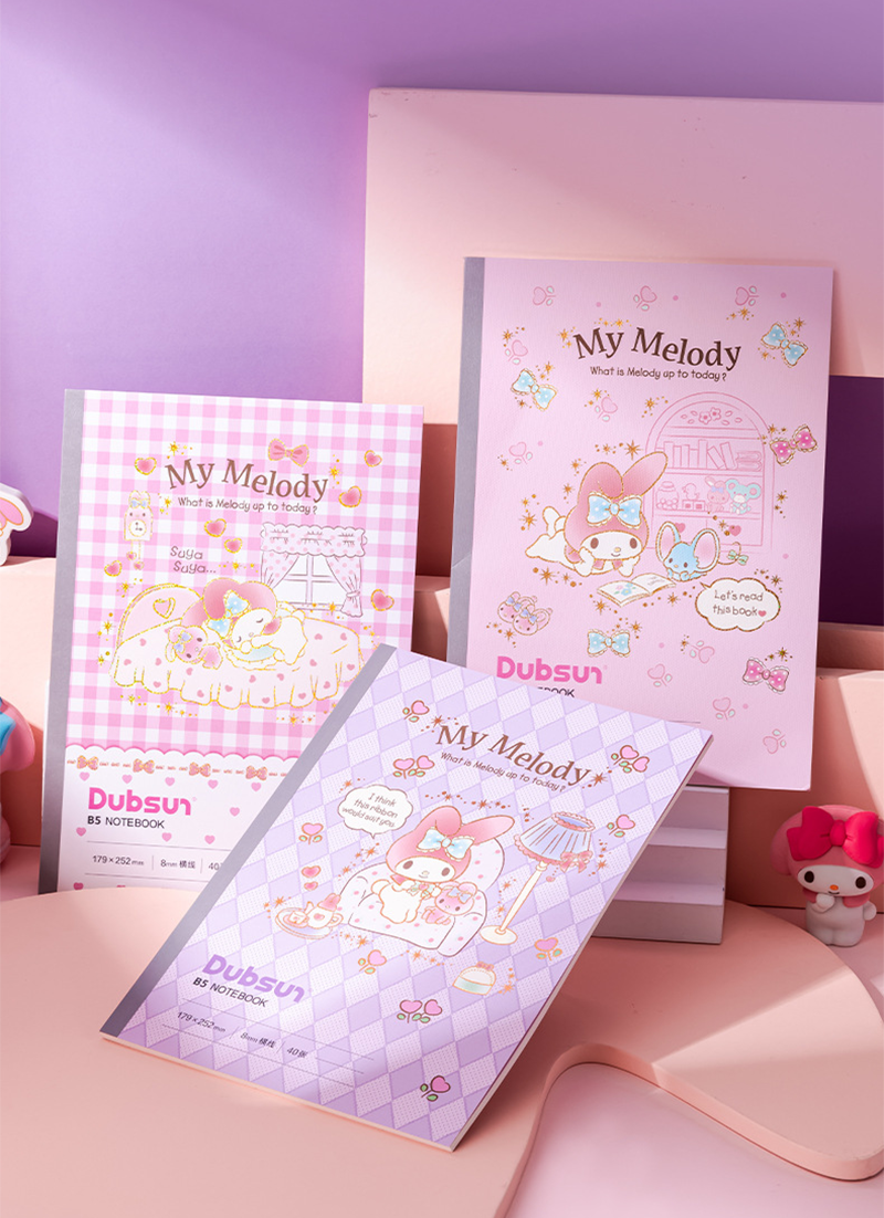 現貨區 一正文具三麗鷗形象無線膠裝筆記本B5 YZ8905