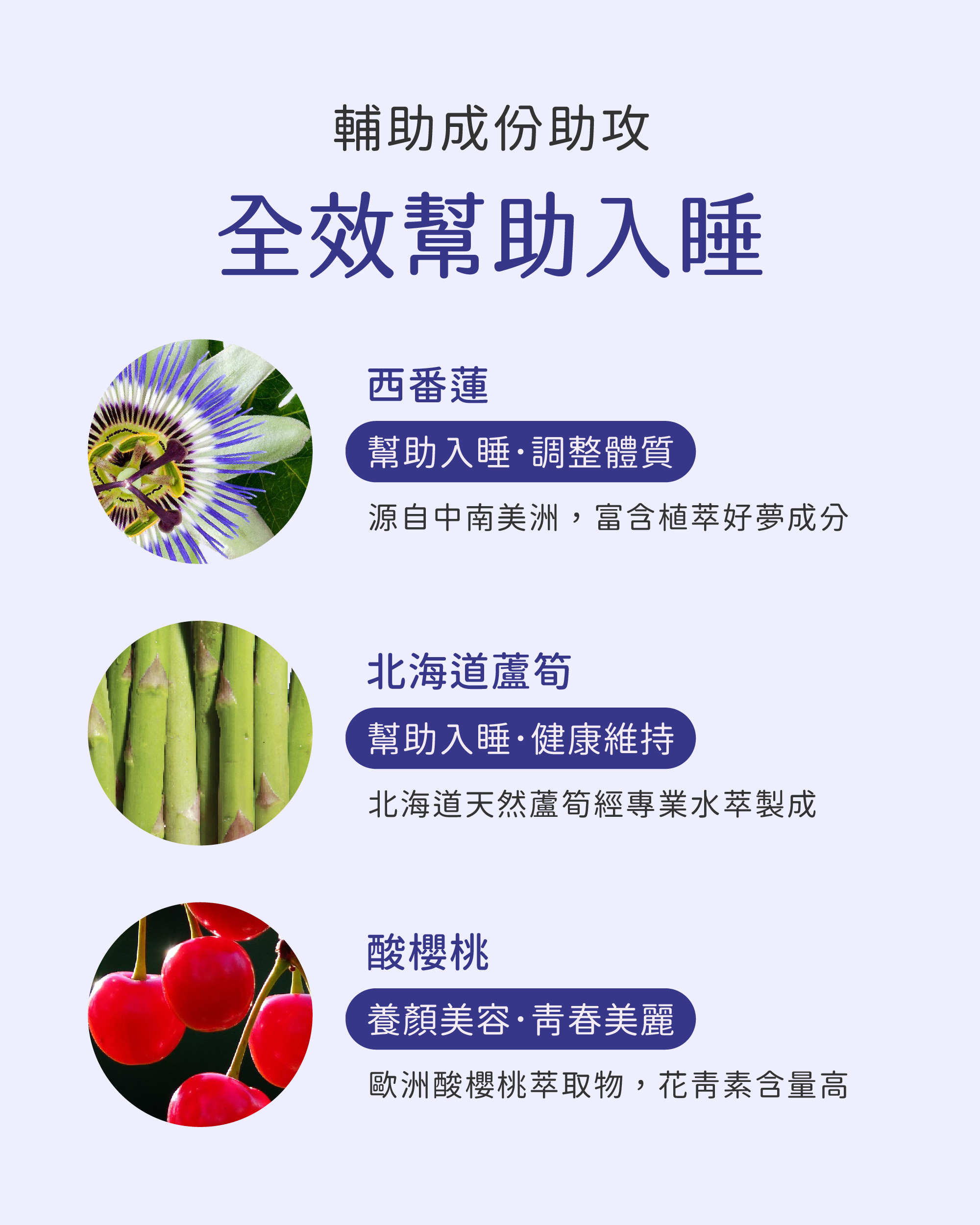 全效睡眠成分保健食品，幫助入睡，調整體質，提升睡眠品質