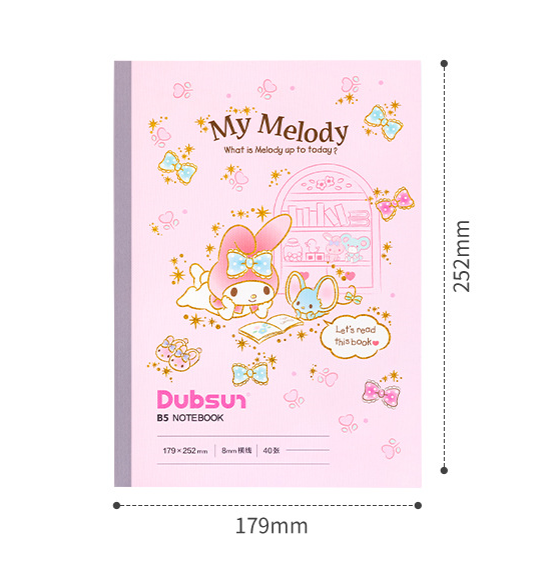 現貨區 一正文具三麗鷗形象無線膠裝筆記本B5 YZ8905