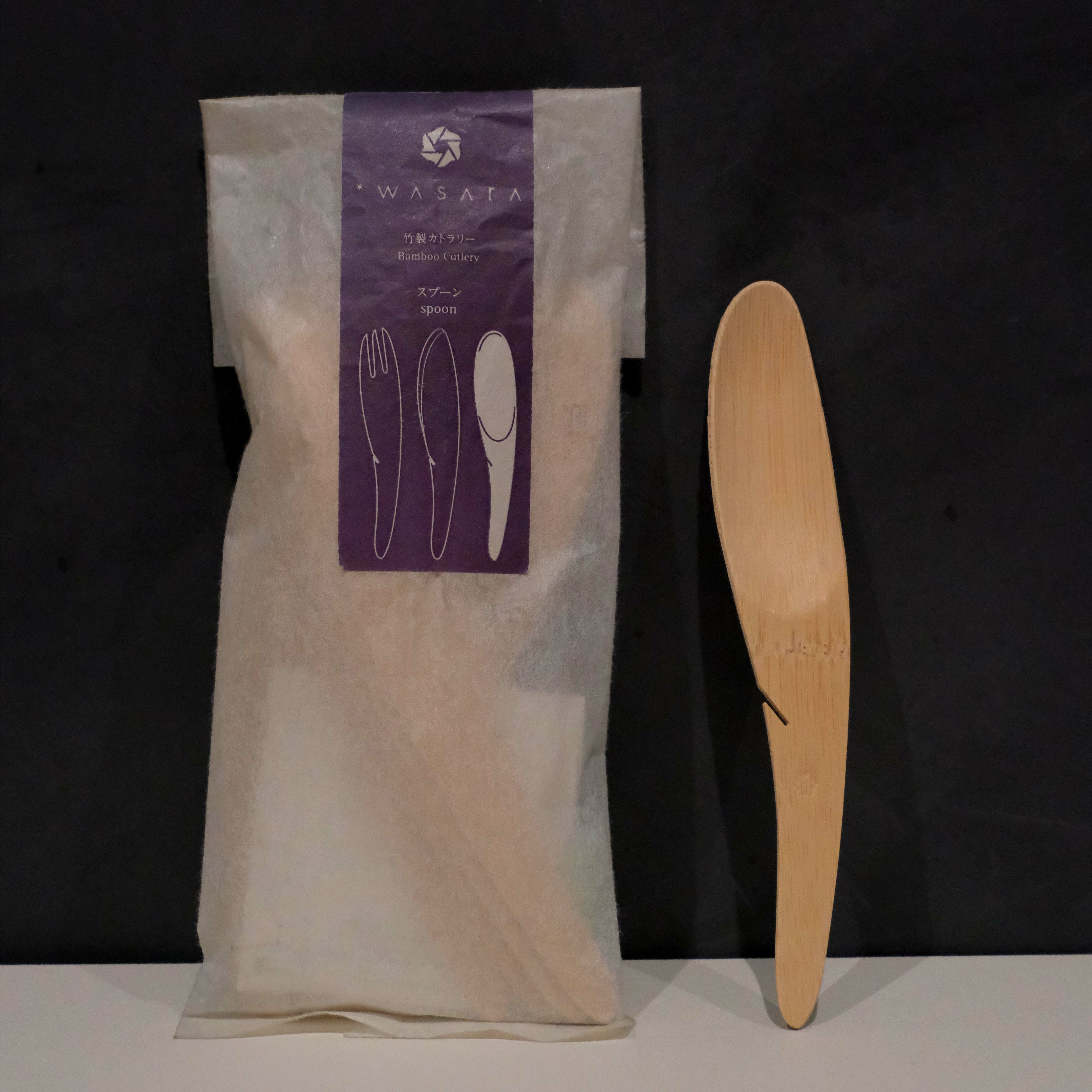 預購【Wasara和風紙器皿】竹湯匙(12入)