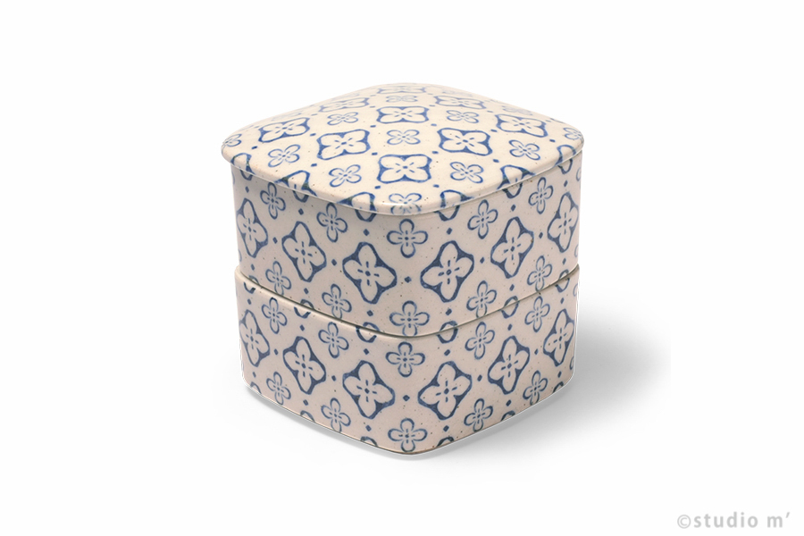 STUDIO M' - Nobana野花二段重箱 / 10cm / 吳須