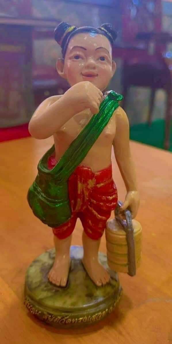 宋春原廟供請 龍婆加持開光 佛曆2568第一期製作 宋春發財成願天童  限量 (只有1000尊)