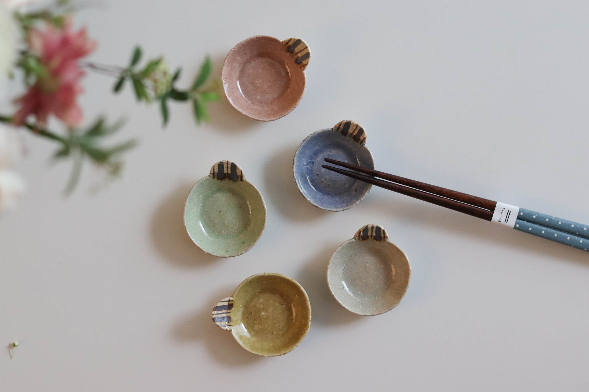 日本 EDITIONS 手作 粗陶 筷架