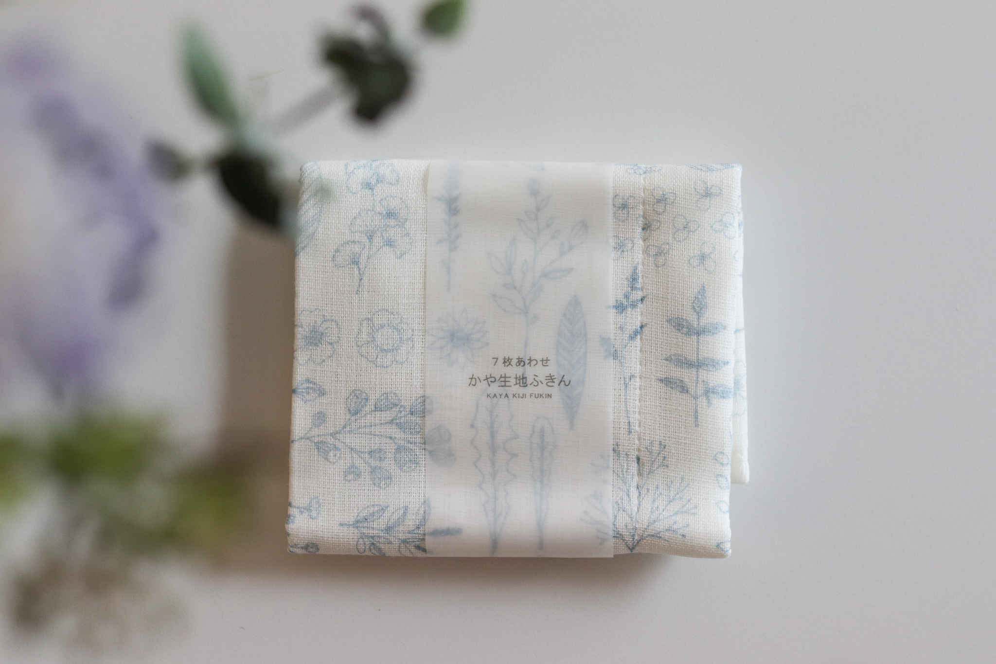 日本 Hill and Fields 花草 七層紗 蚊帳生地 抹布