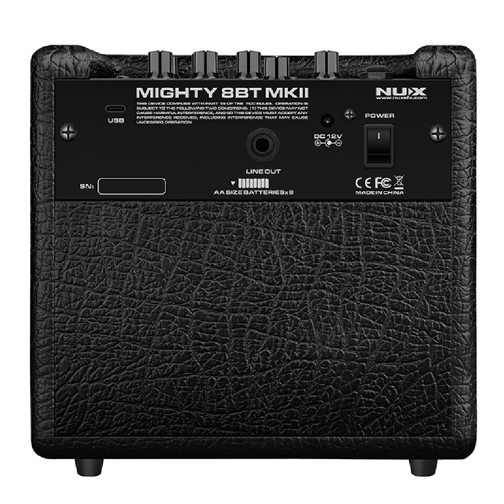 NUX Nux / Mighty BT MK2 藍芽吉他貝斯音箱(8Ｗ)(麥克風輸入) 第 3 張圖片｜三峽吉他 / Bass