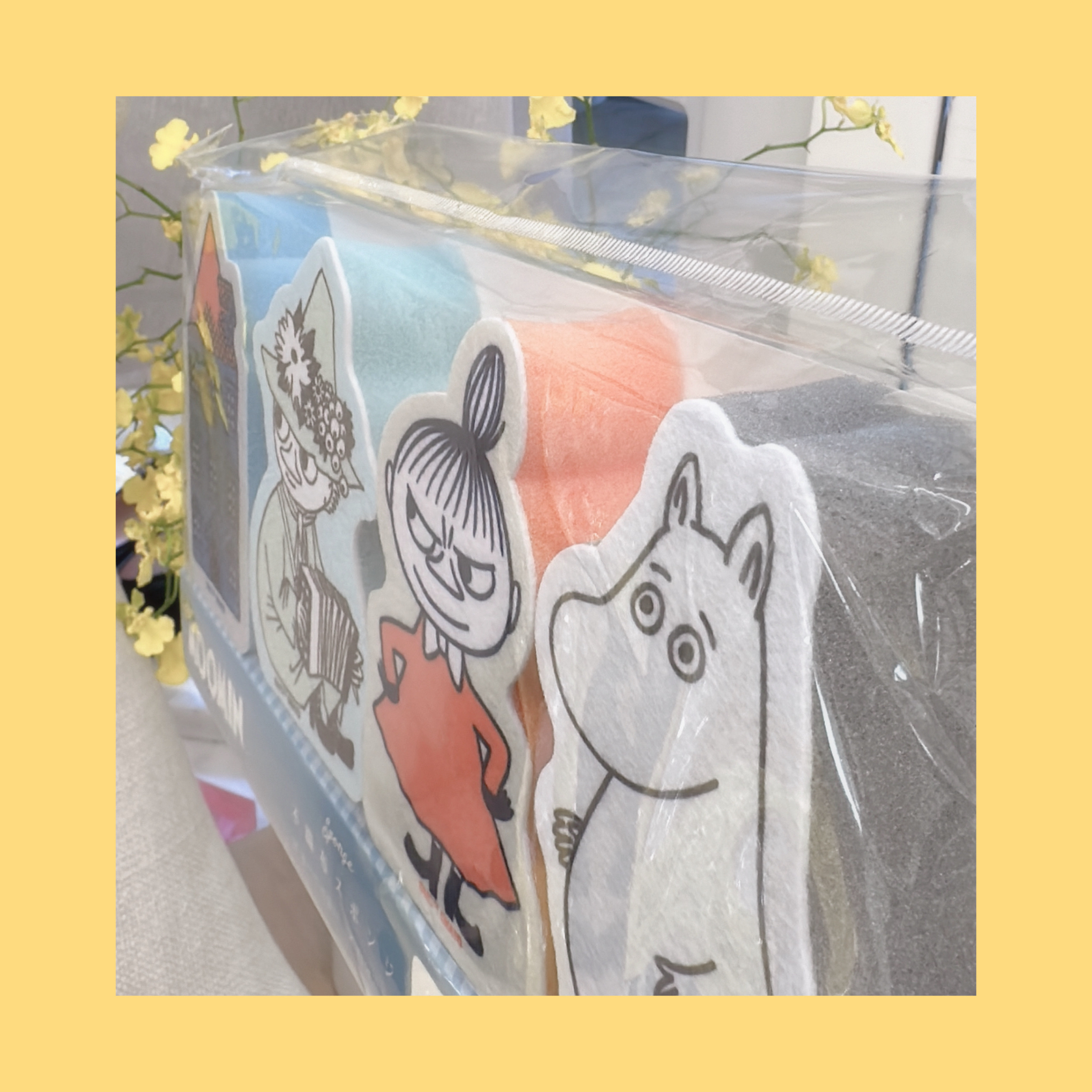 Moomin北歐生活風格無紡布海綿套組4入