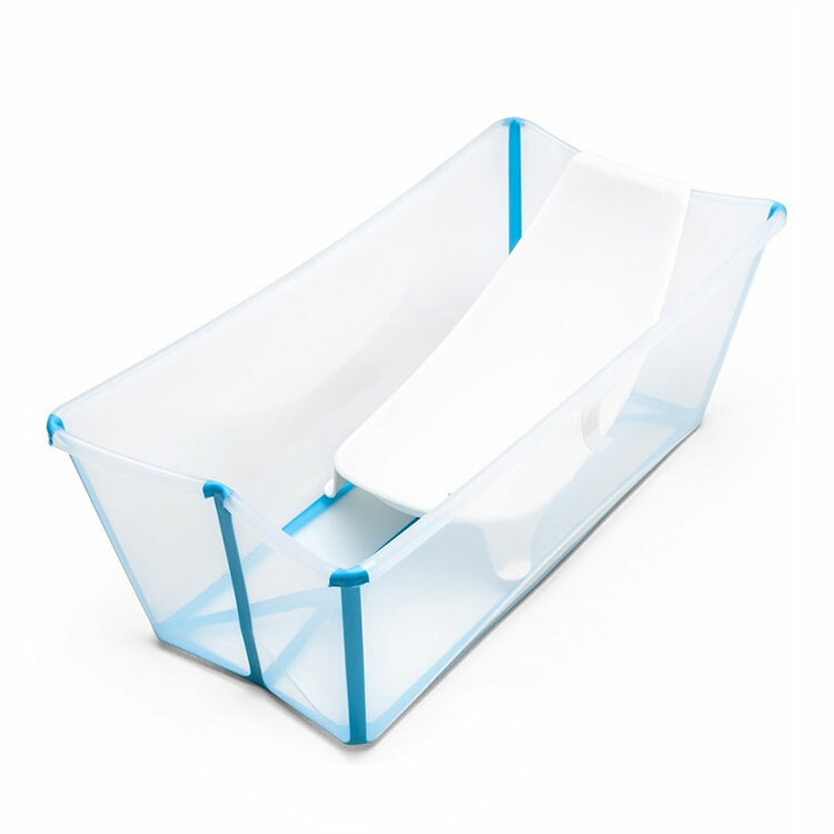挪威Stokke Flexi Bath 摺疊式浴盆-初生嬰兒浴架