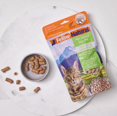 Feline Natural F9 凍乾貓-雞肉羊肉盛宴320g 320g/800g (新登埸)