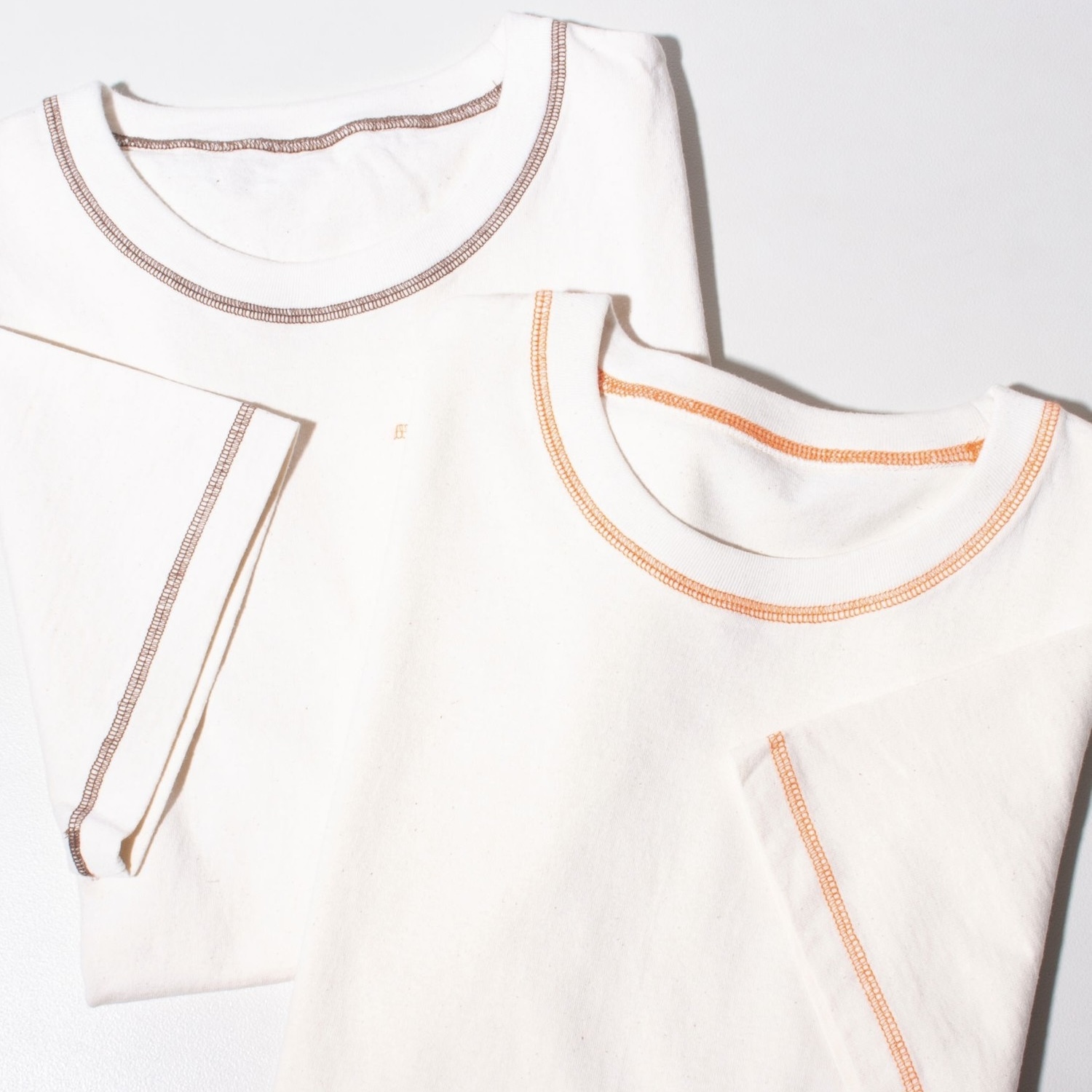 Universal Overall Contrast Stitch Tee 2P