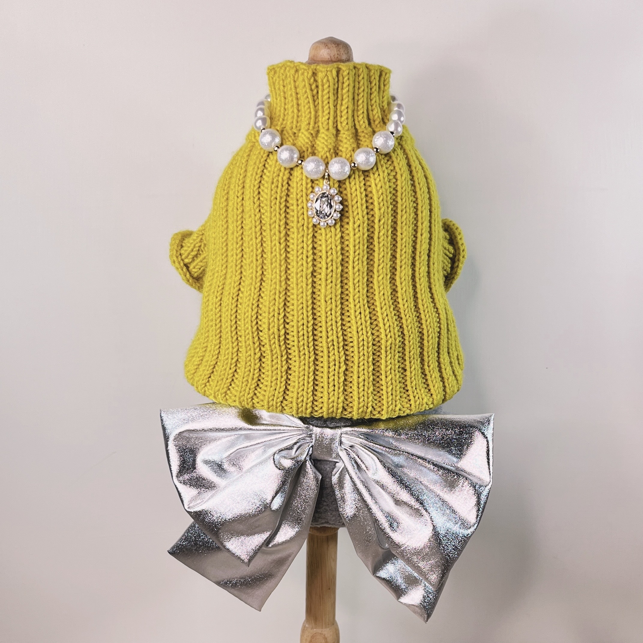 Salon de Peony 復古水晶星彩珍珠項鍊