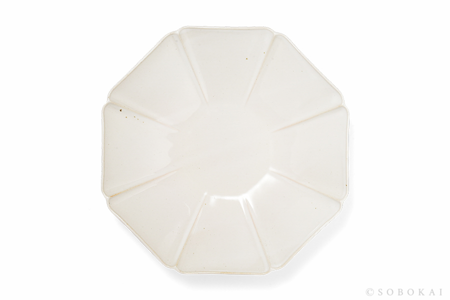 STUDIO M' SOBOKAI - Hitohana一花7寸淺缽/白
