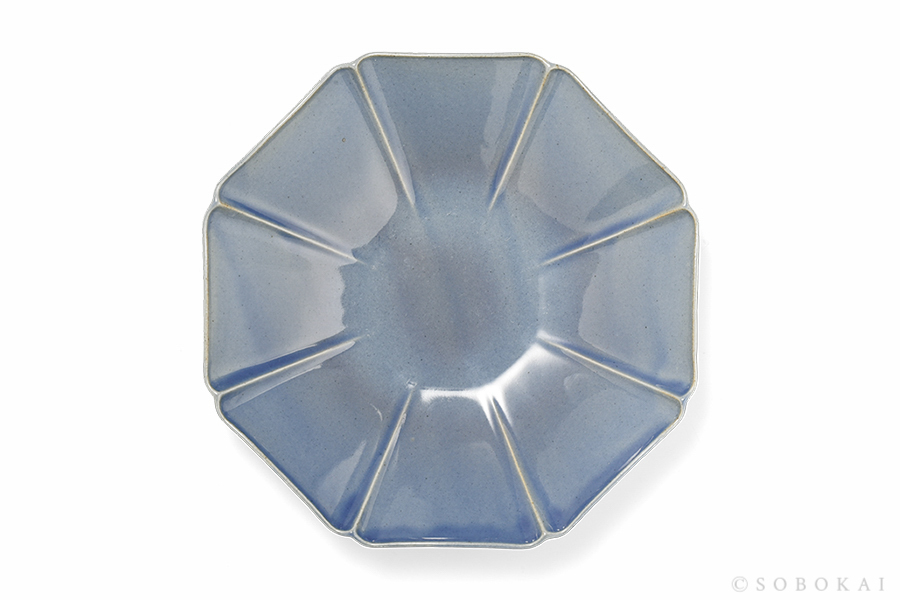 STUDIO M' SOBOKAI - Hitohana一花7寸淺缽/青藍