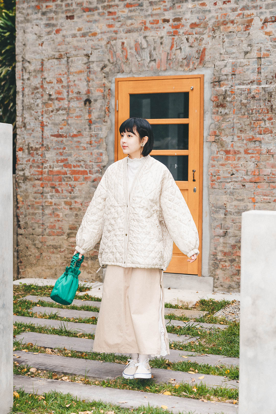 微醺氣泡水！渲染絎縫外套