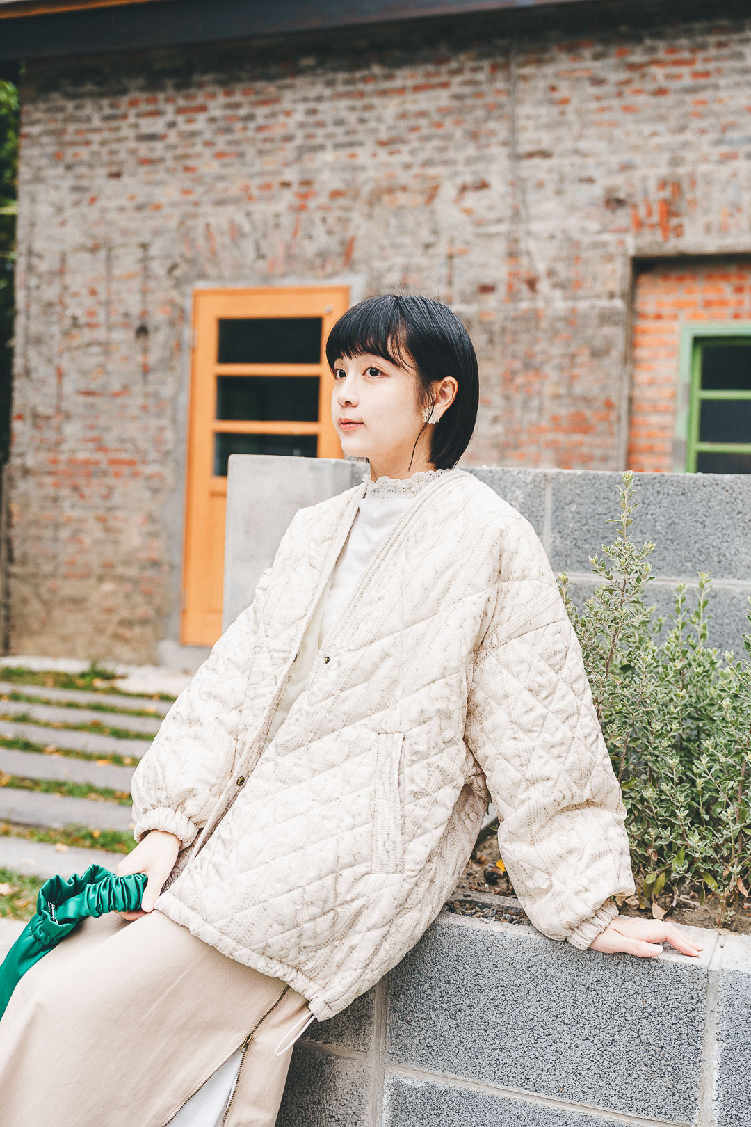 微醺氣泡水！渲染絎縫外套