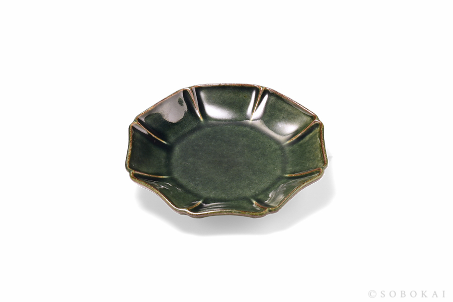 STUDIO M' SOBOKAI - Hitohana一花小皿/藍綠