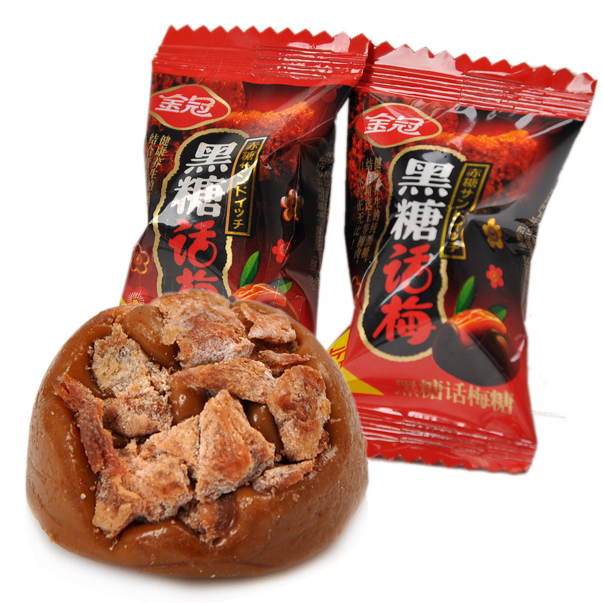 金冠黑糖話梅 (468g)