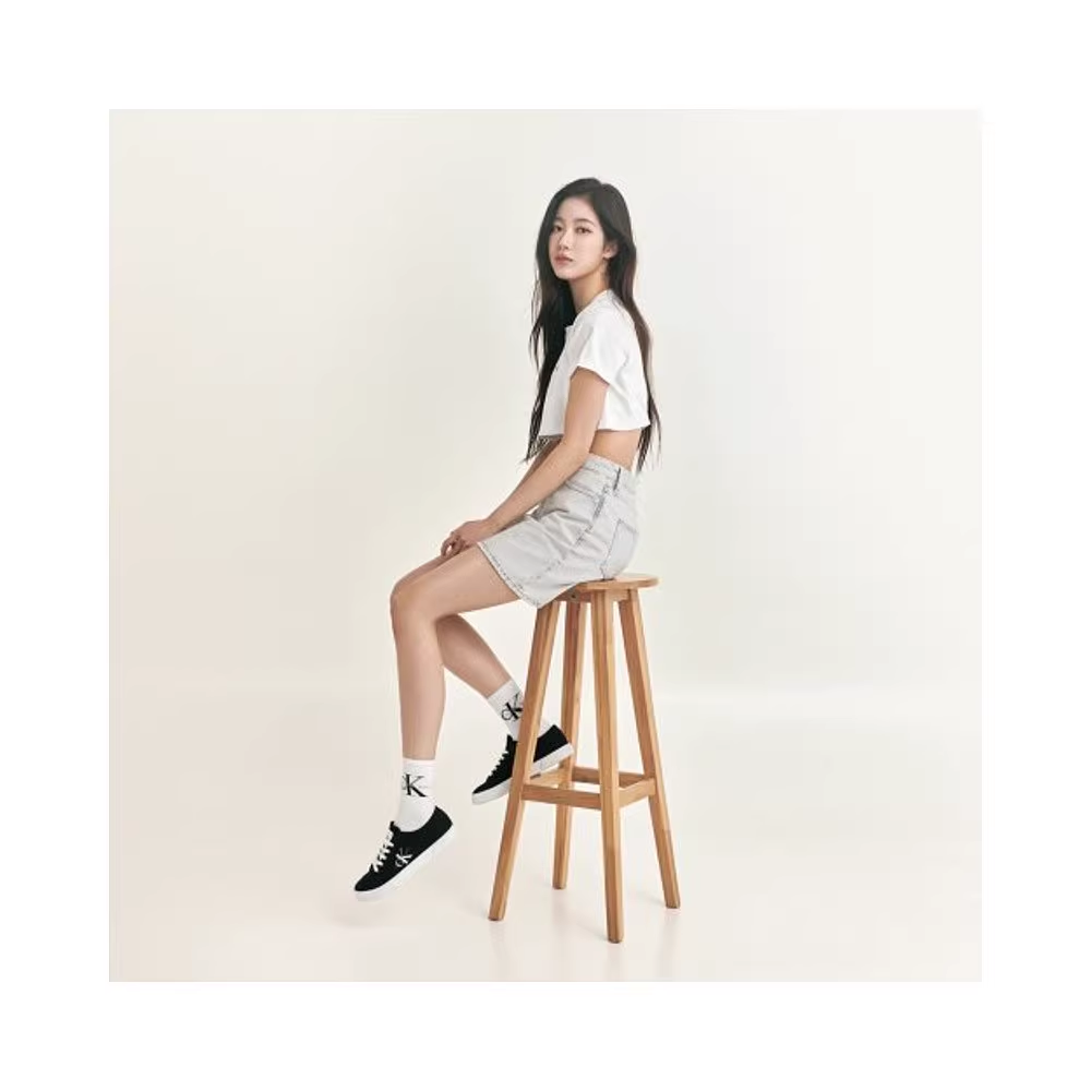 CALVIN KLEIN JEANS MONACO 帆布小白鞋