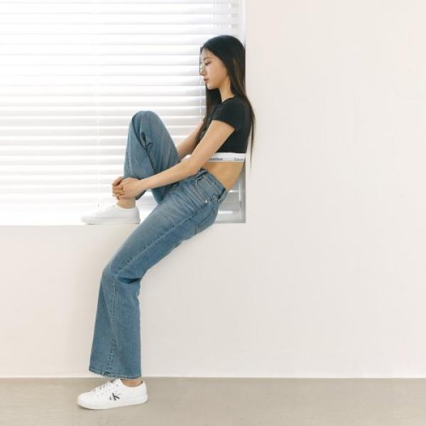 CALVIN KLEIN JEANS MONACO 帆布小白鞋