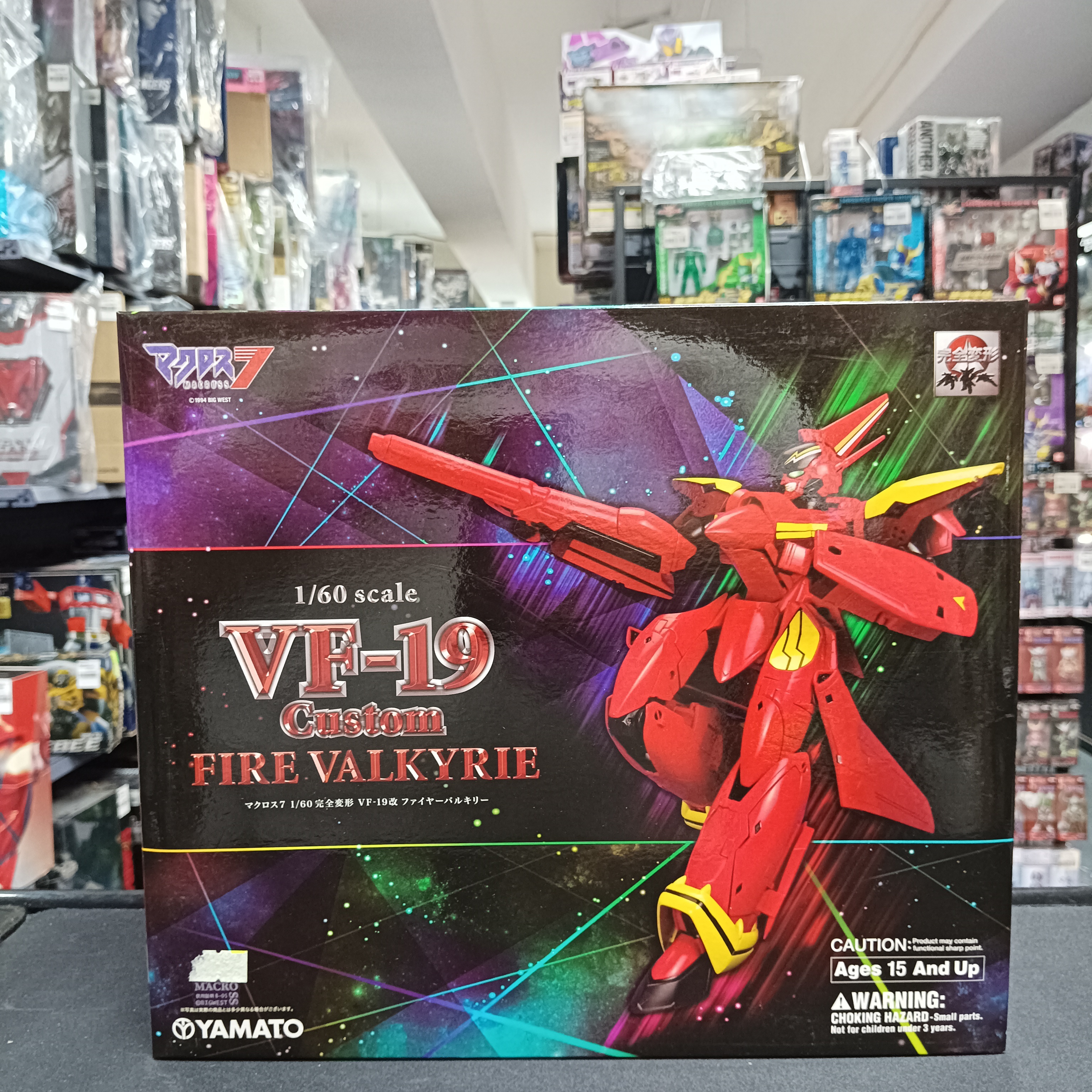 寄賣-其它-超時空要塞 1/60 VF-19 Custom Fire Valkyrie