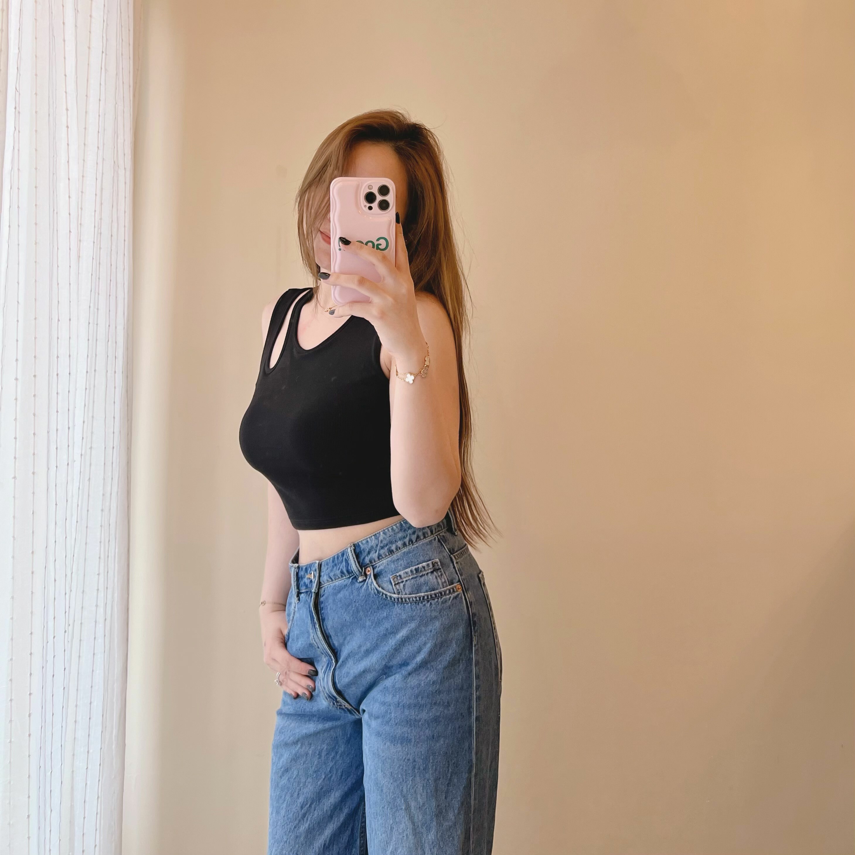 (現貨) [4004] 縷空背心 Bra Top (C)