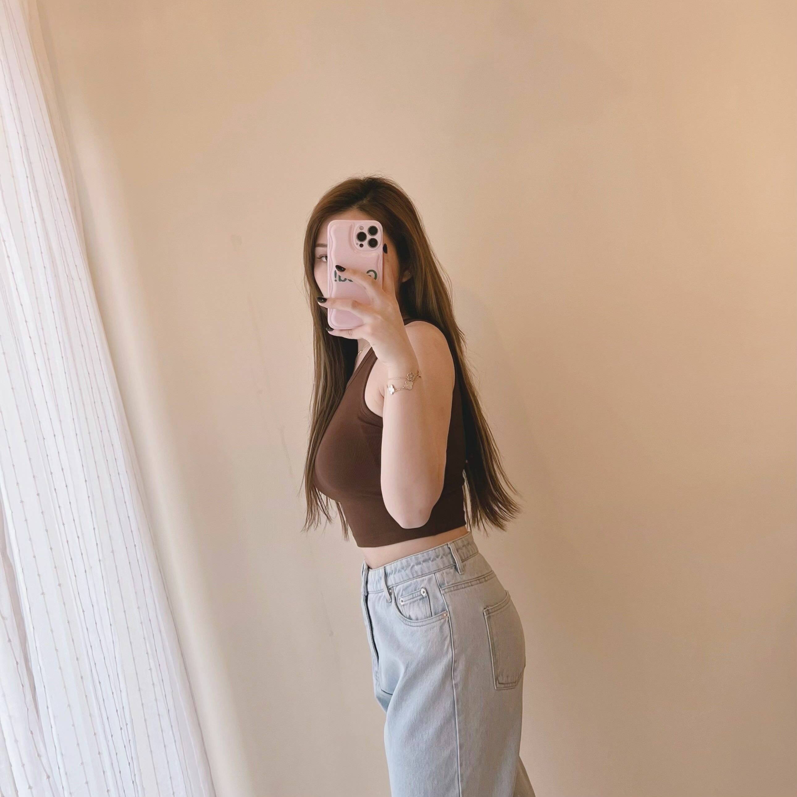 現貨 4003 工裝風 入肩 Bra Top (A)