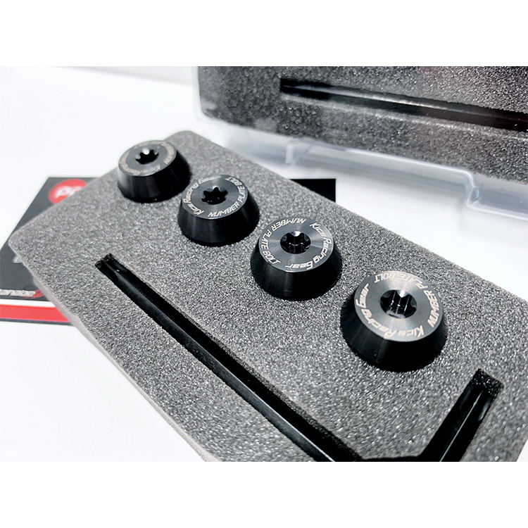 KYO-EI KICS SUS304 TORX DRIVE NUMBER PLATE BOLT