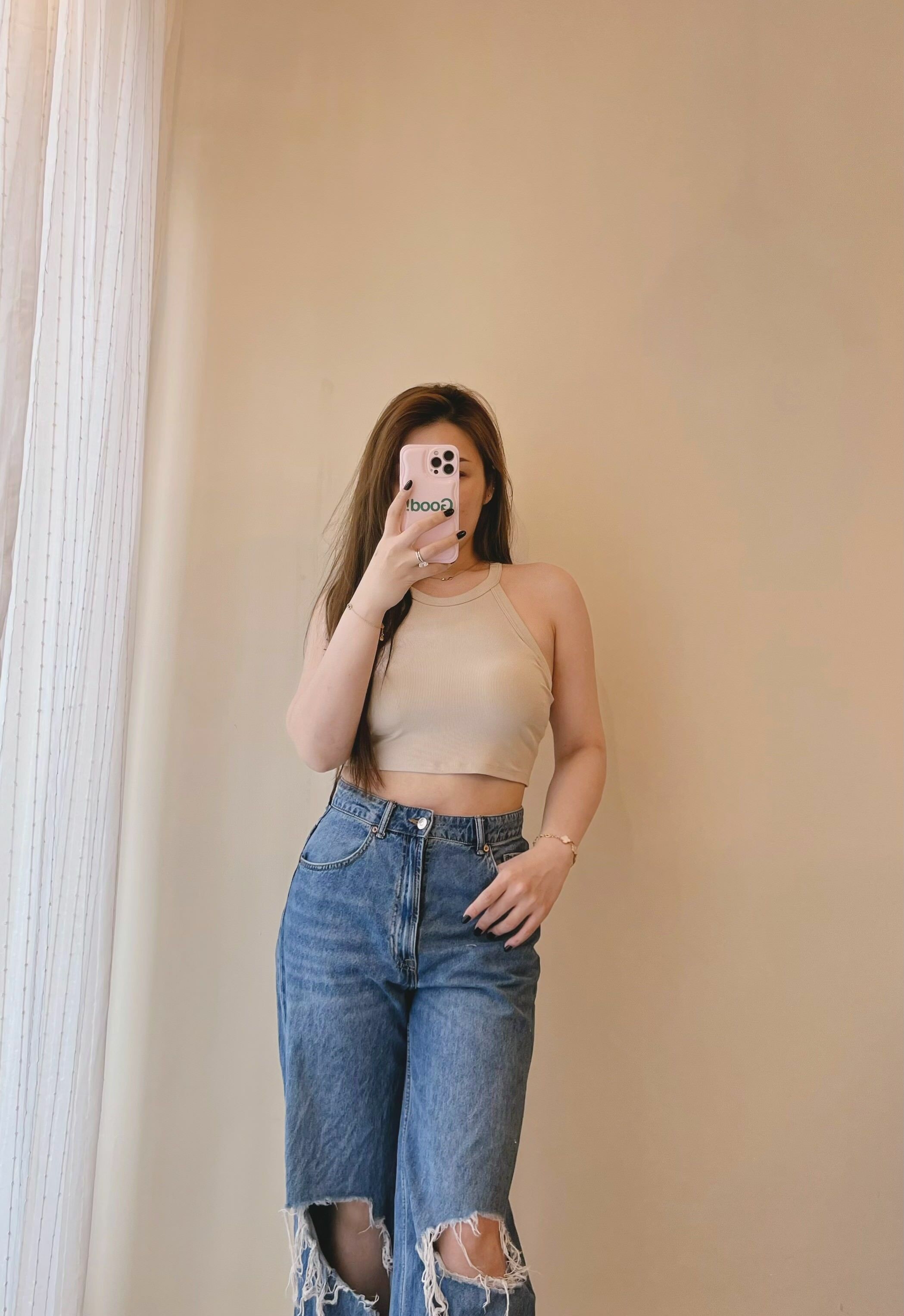 現貨 4002 顯瘦挖肩 Bra Top (S)