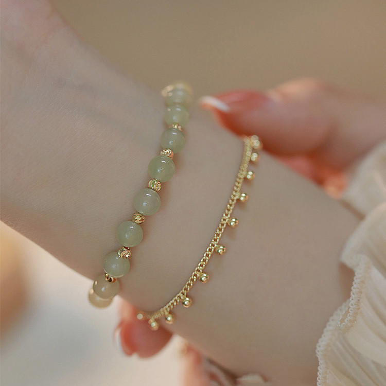 【在逃公主】和田玉雙圈手鍊-閨蜜對鍊