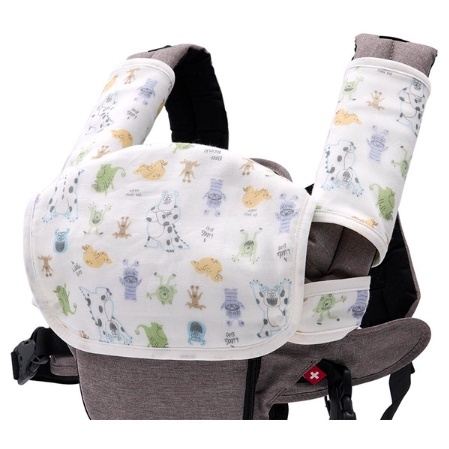 【樂森藥局】baby city造型口水巾+胸巾三入組 口水巾 胸巾