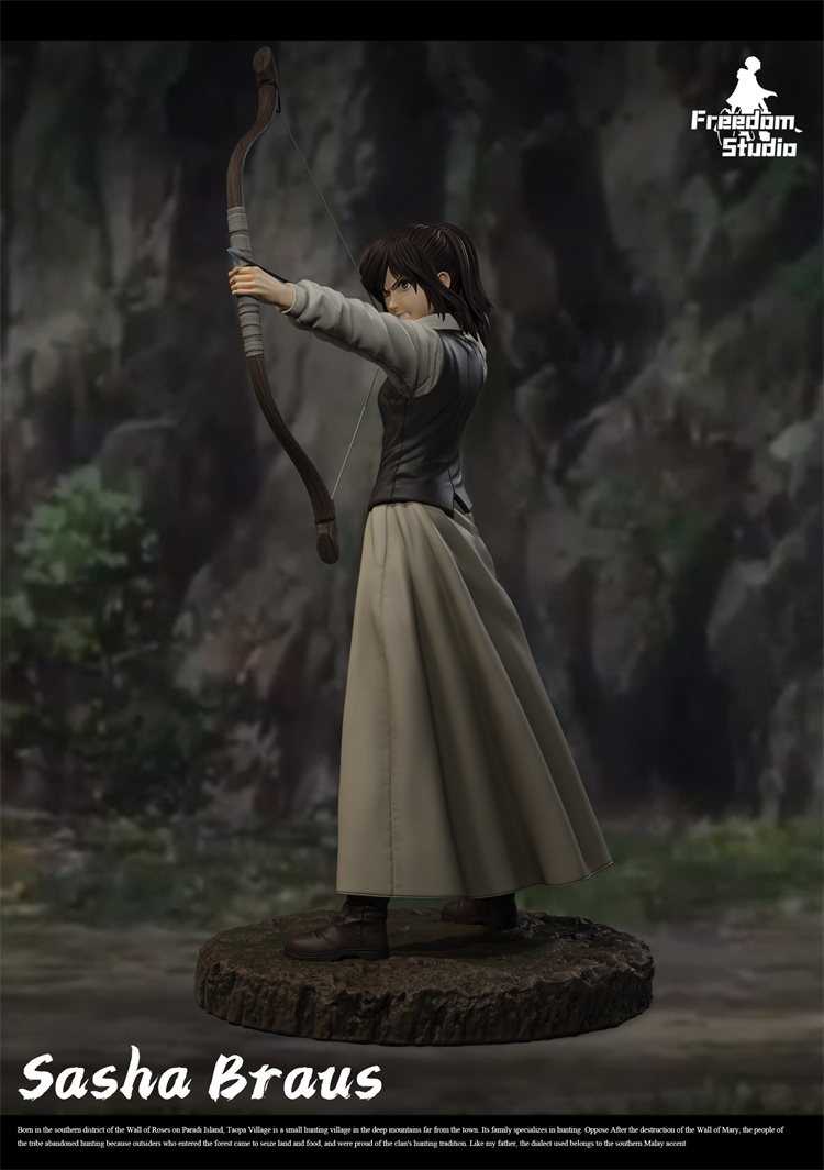 現貨GK Freedom Studio 進擊的巨人 射箭 莎夏·布勞斯 Sasha Braus