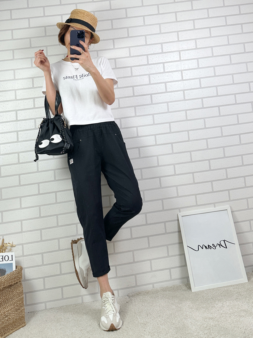 ⚡ 熱銷千件 回購100% 包色款⚡ 韓妞棉質休閒褲 ⚡️搶現貨 ⚡️