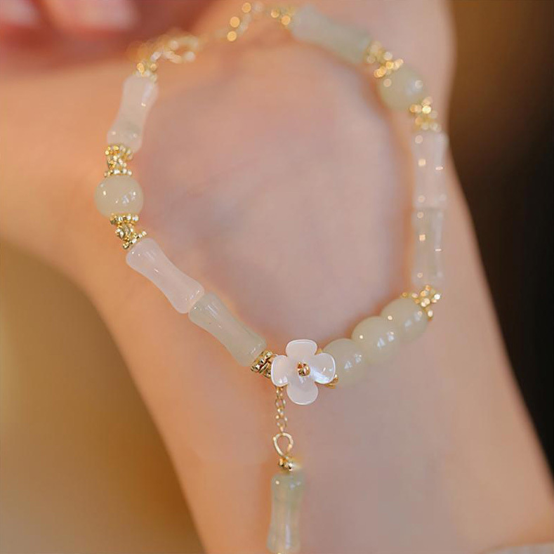 【錦上添花】新中式國風-竹節和田玉