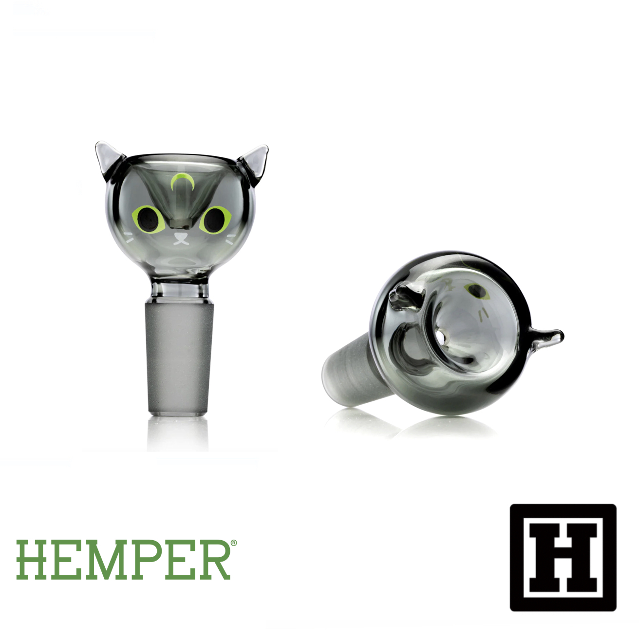 HEMPER Glass Bowl 黑貓菸杯 14mm