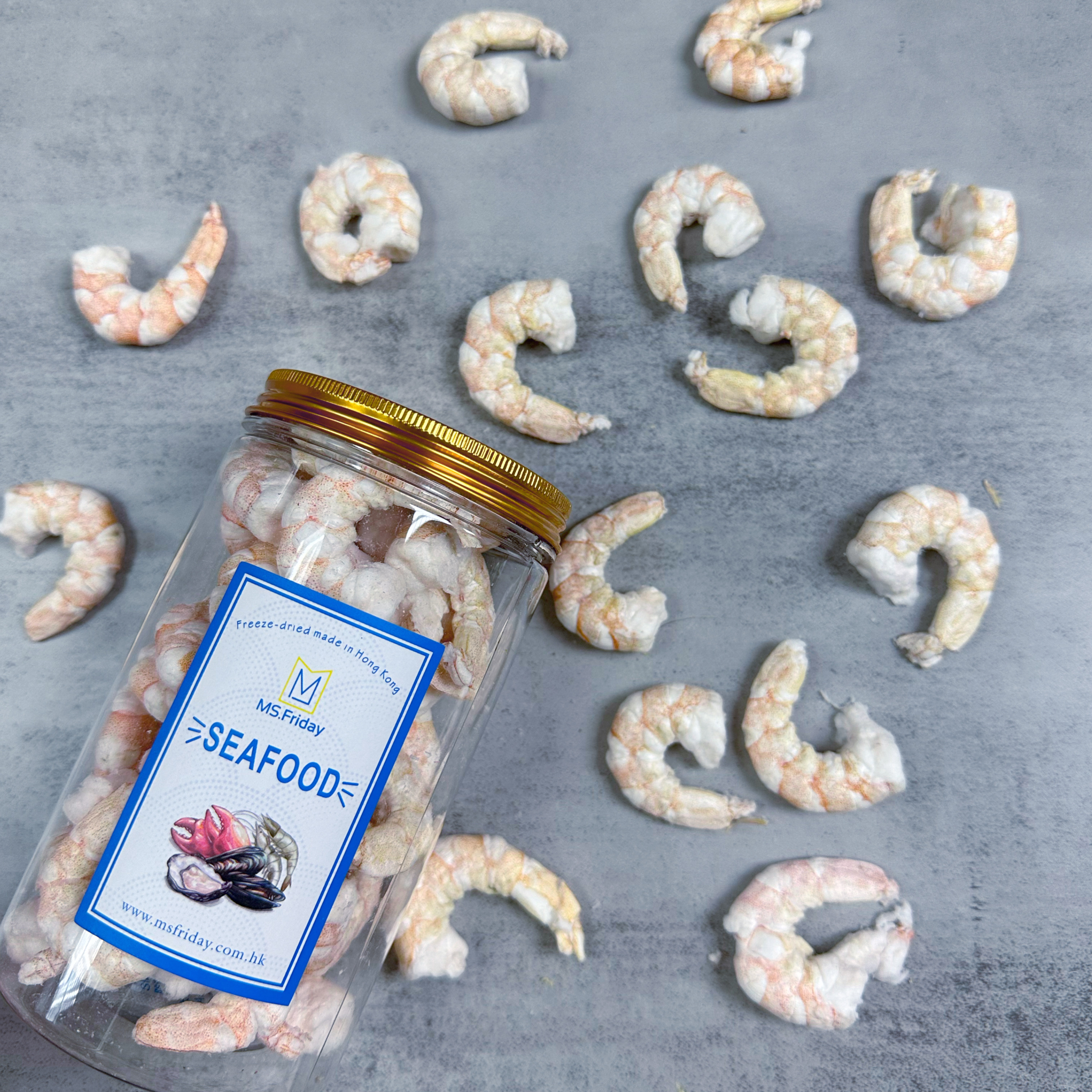 凍乾越南鮮甜蝦球｜香港製造｜採用無泡藥蝦
