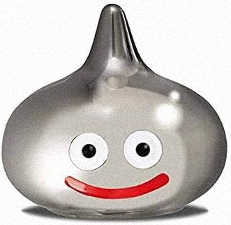 勇者鬥惡龍 - 金屬史萊姆存錢筒 Slime Piggy Bank 11cm