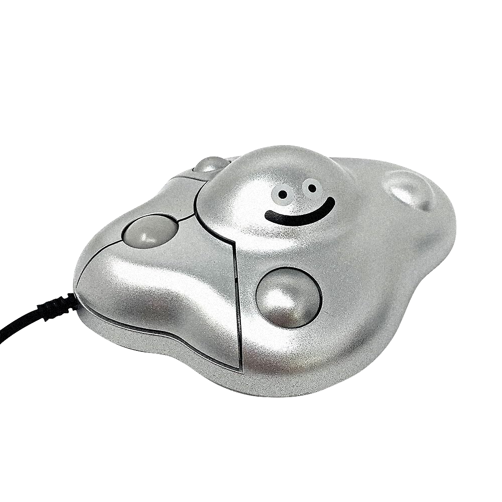 勇者鬥惡龍 - 金屬史萊姆造型滑鼠 11cm