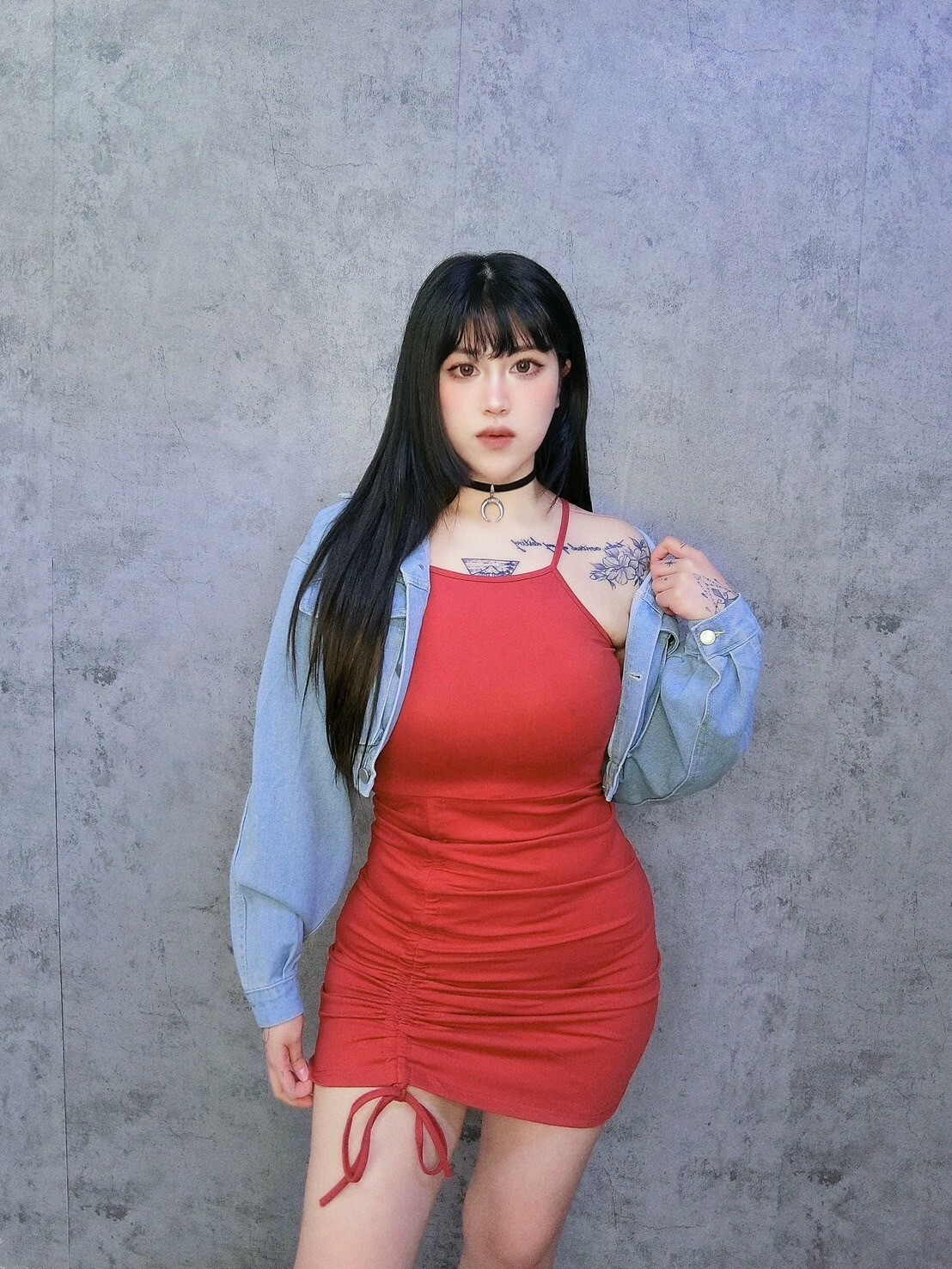 小性感抽繩顯瘦包臀短洋🍭自訂款