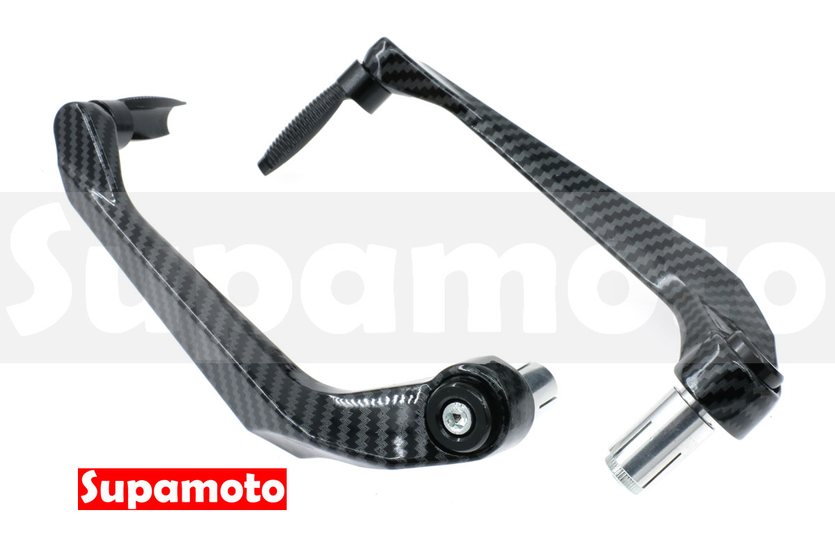 -Supamoto- 卡夢 護弓 H款 通用 改裝 牛角 端子 GP 保護桿 端子 拉桿 仿賽