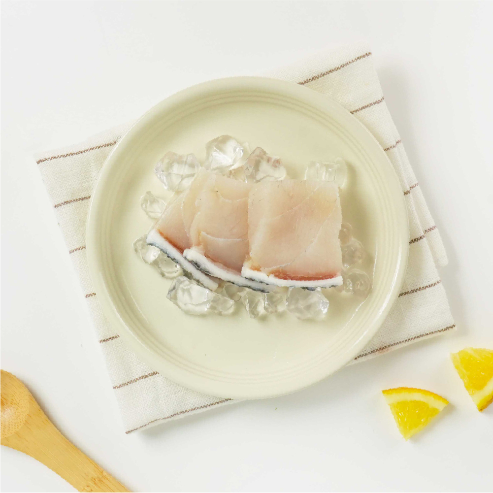 寶寶一口系列｜寶寶魚片｜龍膽石斑魚片｜單包入(約8-10片)｜適合1歲以上｜冷凍