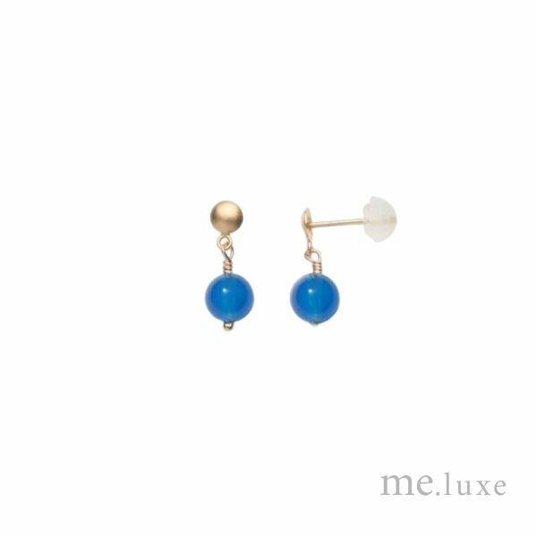 【me.luxe】K10藍晶石耳環