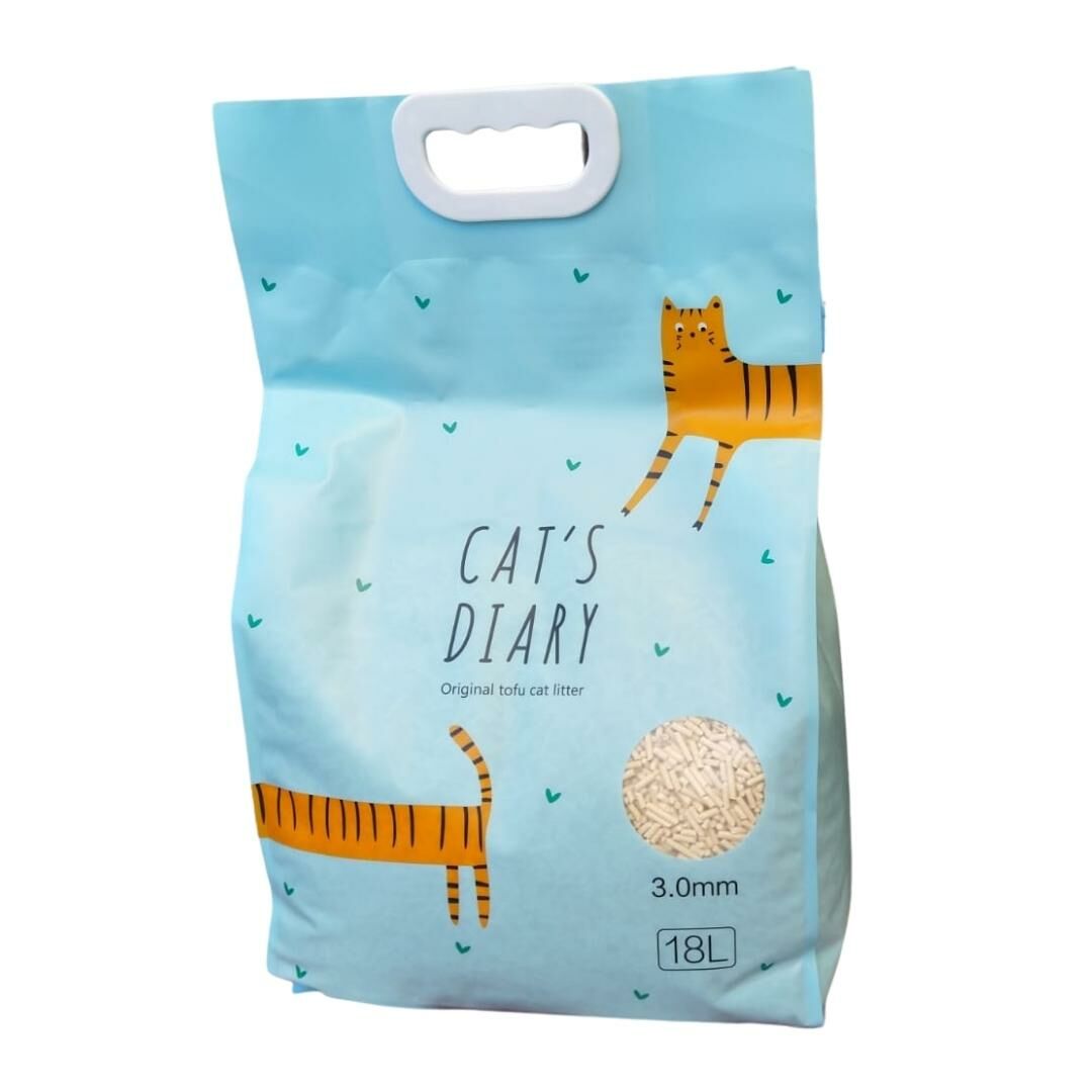 貓日記 原味 3.0MM 豆腐貓砂 18L