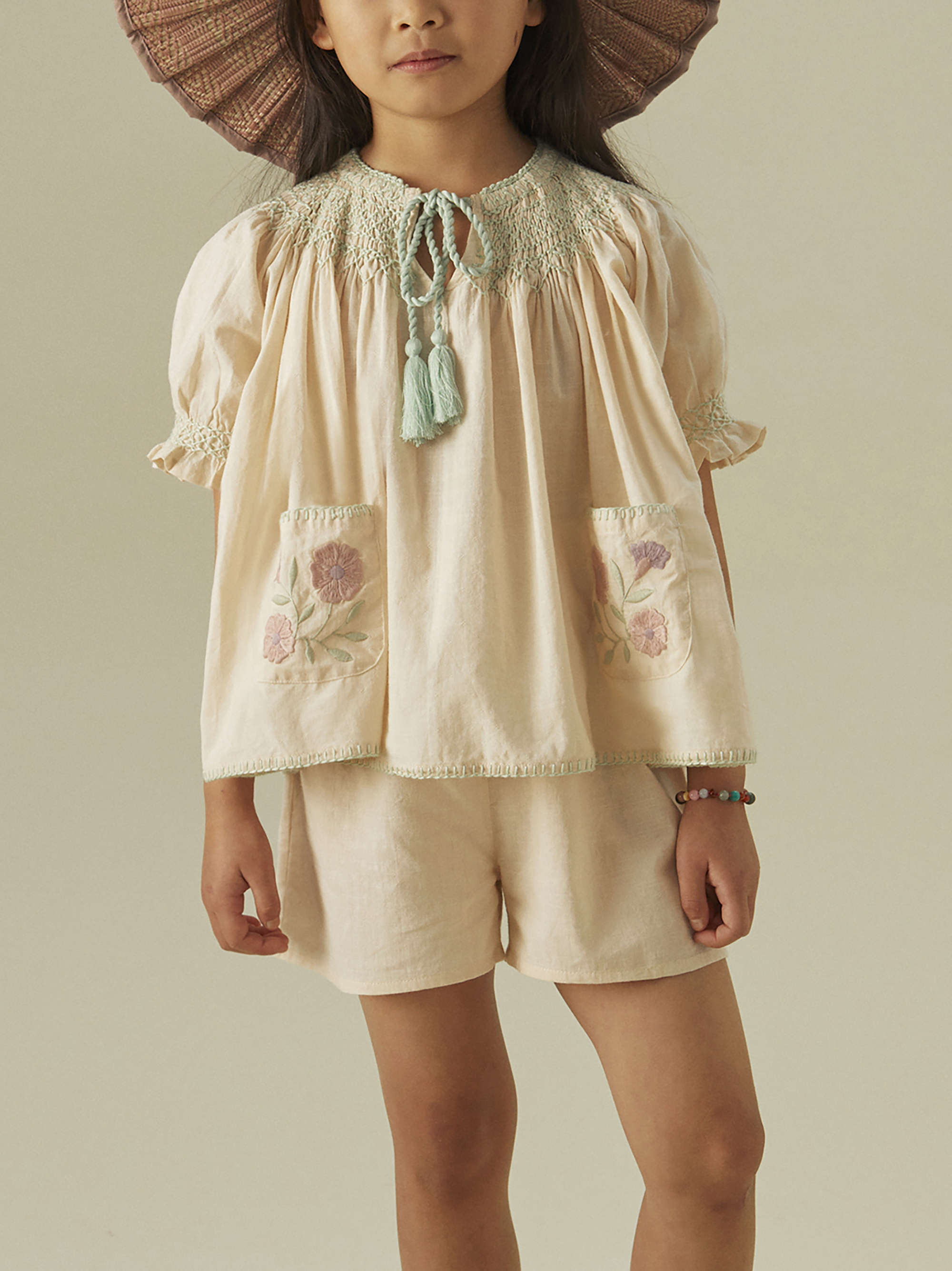 APOLINA - Verna Short Set（Milk）