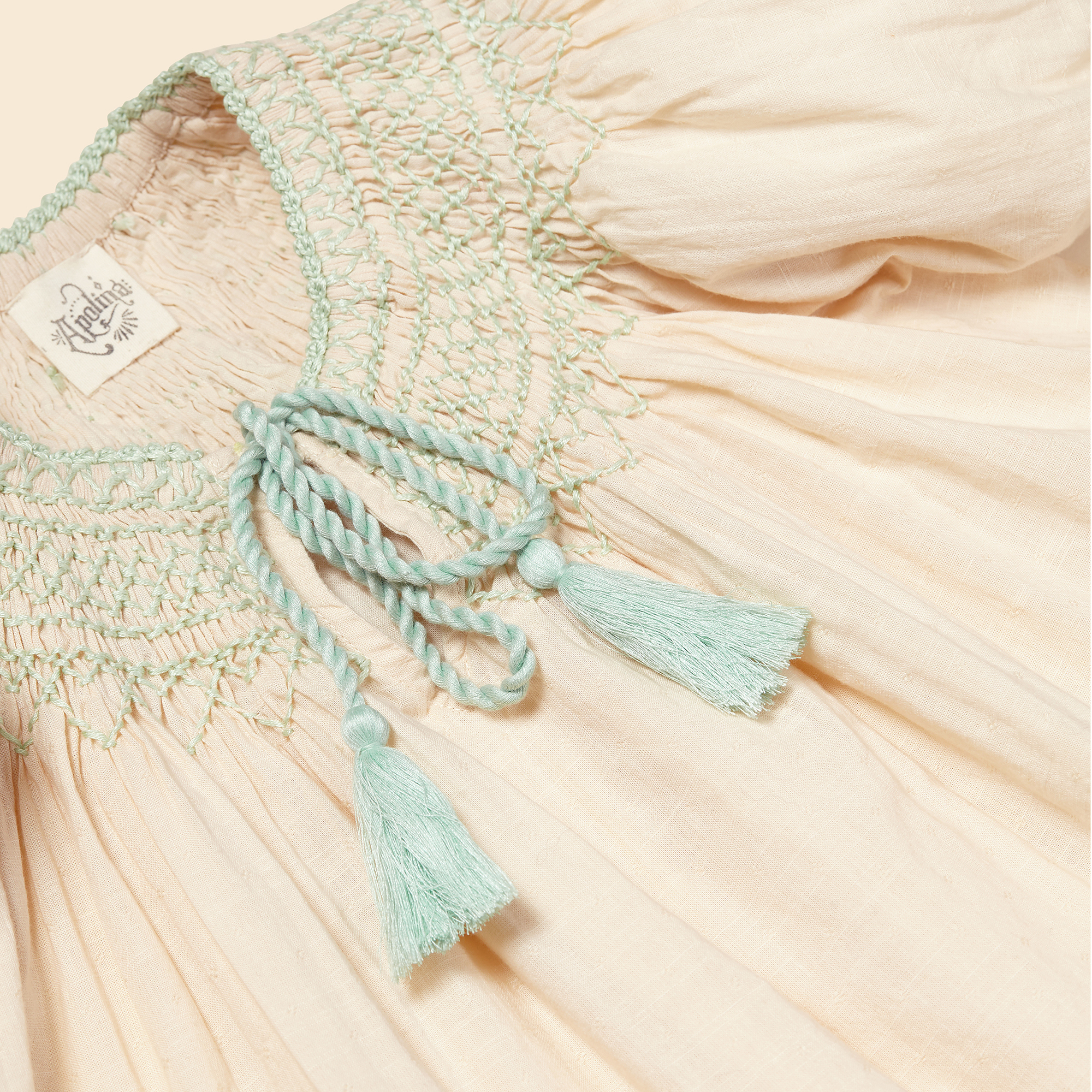 apolina Verna Short Set Milk 3-5y