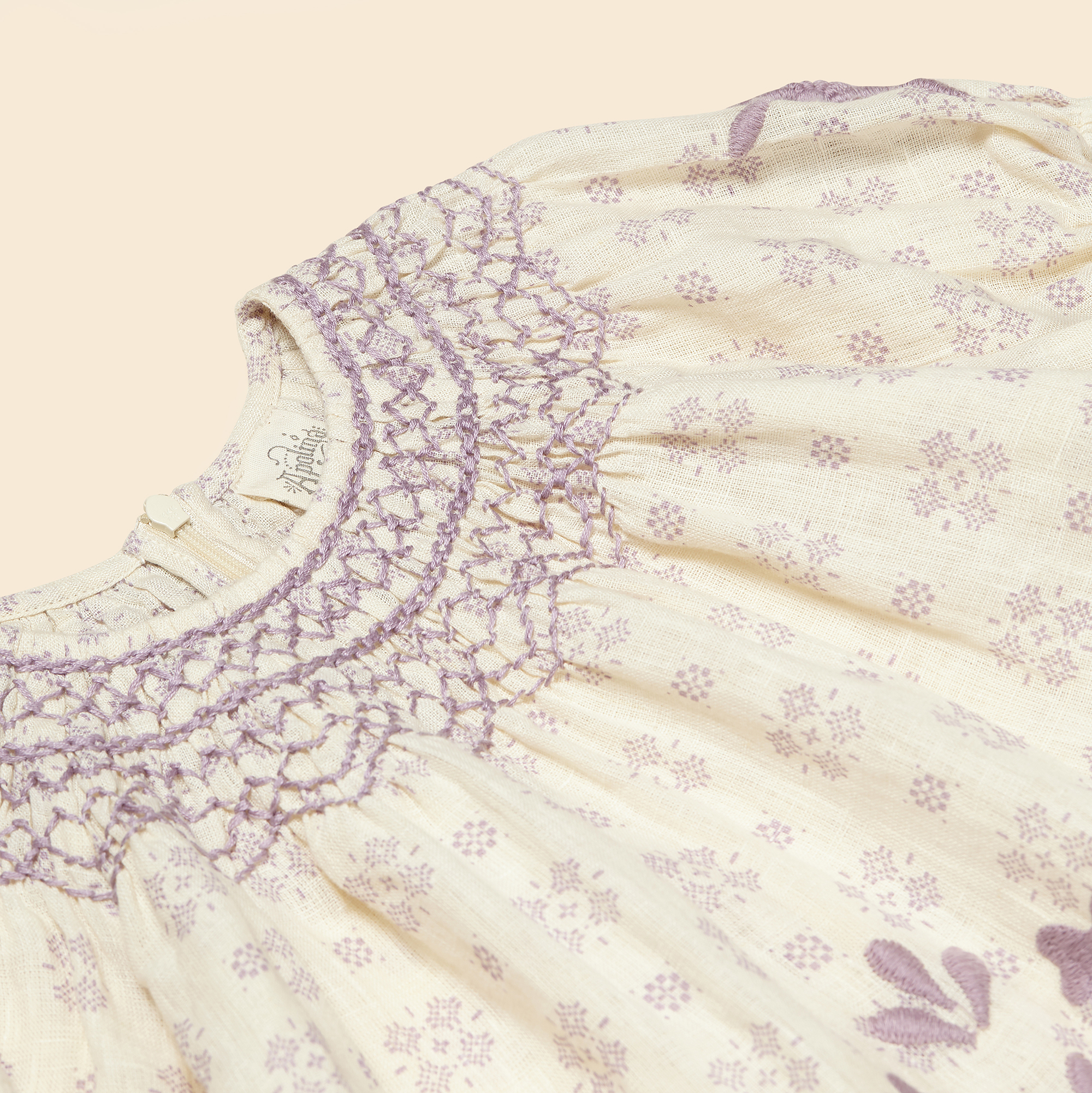 APOLINA - Cece Short Set（Corwen Calico Milk）