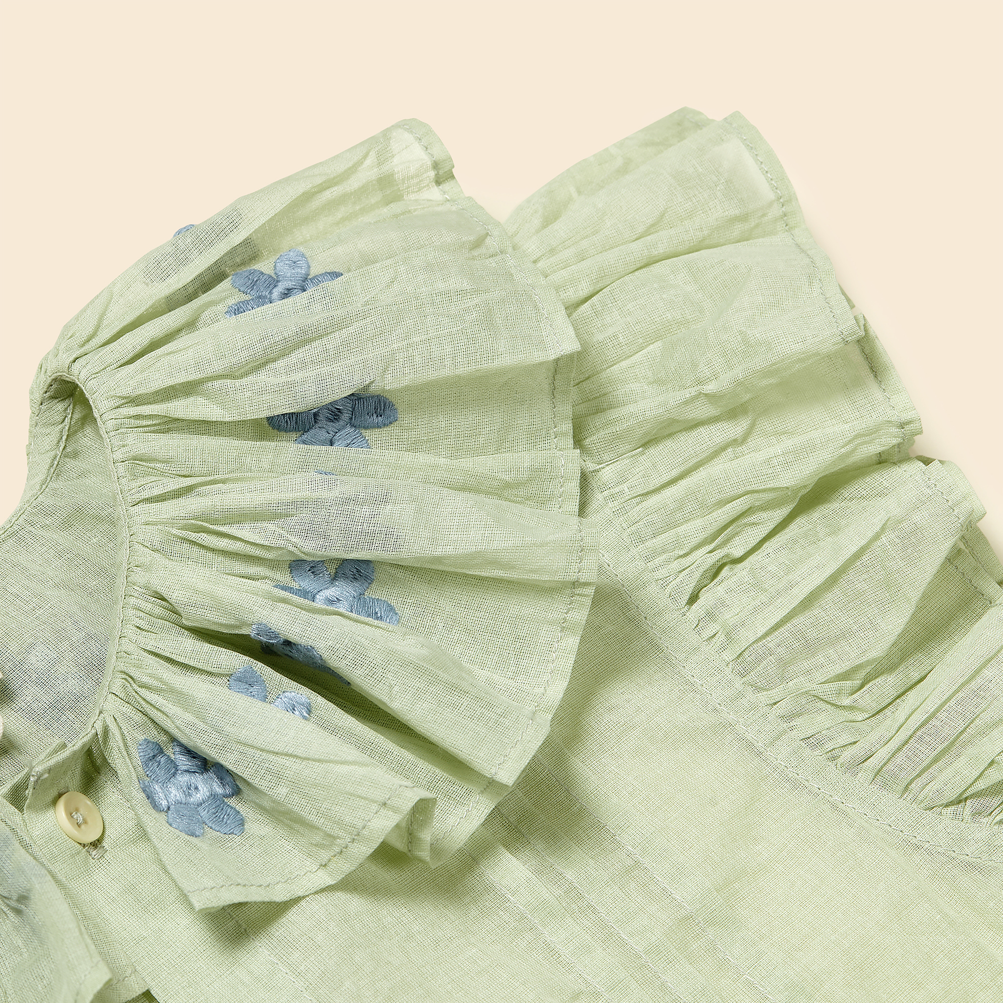 APOLINA - Silvie Blouse（Organdie Spearmint）