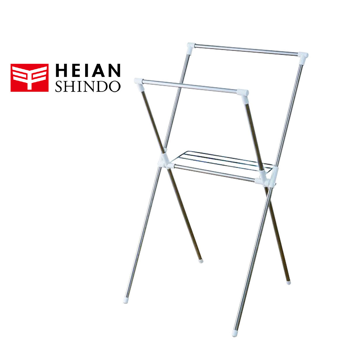 日本品牌HEIAN SHINDO H130 x 70 x 67cm不銹鋼晾衫架  -SMH-2