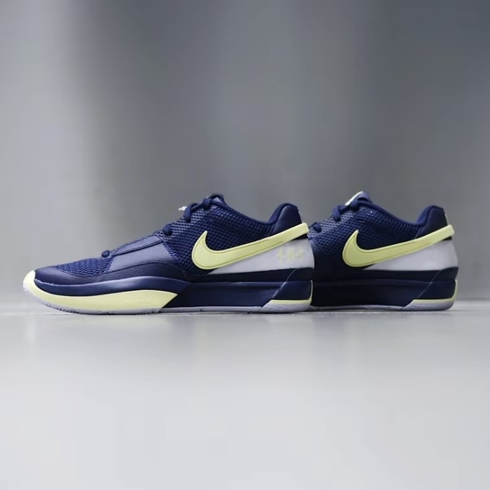 Nike JA 1 EP Murray State 淺黃海軍藍 莫蘭特 實戰籃球鞋
