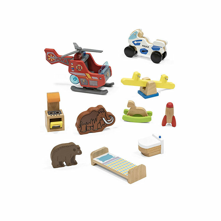 挪威Stokke MuTable V2 多功能遊戲桌配件-遊戲塔配套模型/人物玩偶