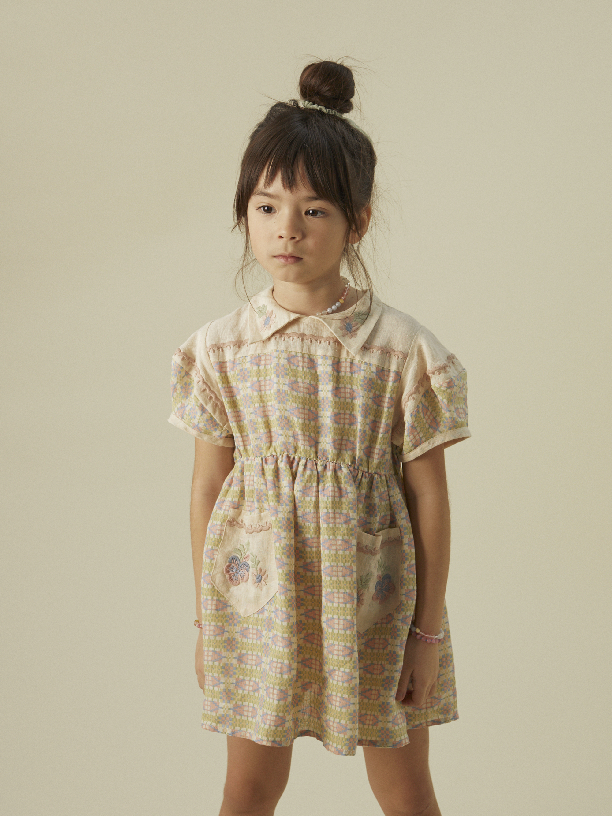 ワンピース Apolina 24Ss Nellie dress solva 5-7y ワンピース Apolina 24Ss Nellie dress solva 5-7y APOLINA