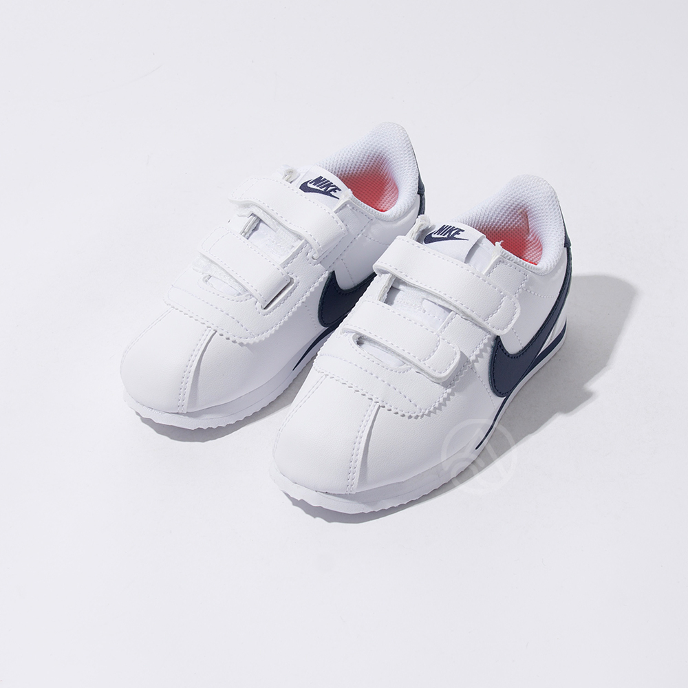 Nike Cortez BASIC SL PS 中童 白藍 復古鞋 運動 休閒 阿甘鞋 休閒鞋 904767-106